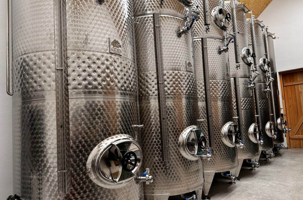 Honza Novák s Petrem Valou - hlavním sommeliérem Vinshopu