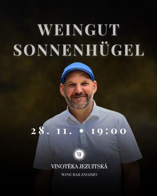 Již příští týden nás čeká další řízená degustace, tentokrát s Christopherem Schleinzerem z BIO vinařství Sonnenhügel...